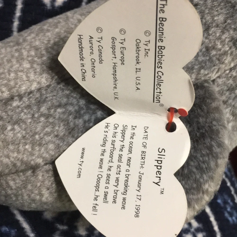 Ty Beanie babies, Slippery the Seal (4222)